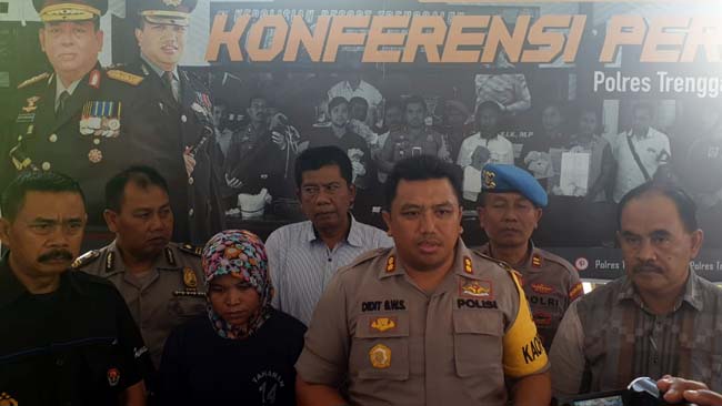 Kapolres ungkap kasus penipuan berdedikasi jual beli beras dihadapan awak media