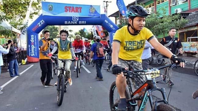 Bupati Arifin ikut meramaikan Trenggalek Mountain Bike Adventure 2019