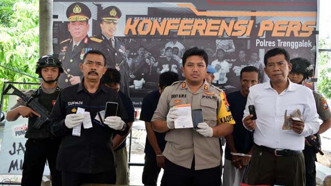 Polisi amankan pelaku beserta barang buktinya