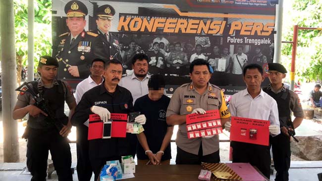 Polisi amankan pelaku beserta barang buktinya