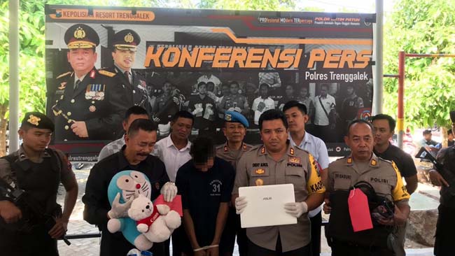 Polisi amankan pelaku beserta barang buktinya