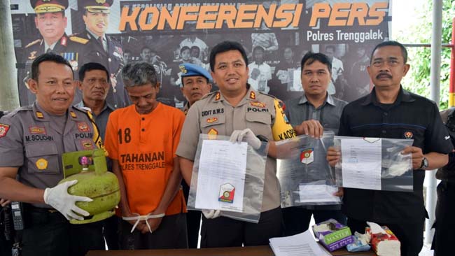 Polisi amankan pelaku beserta barang buktinya