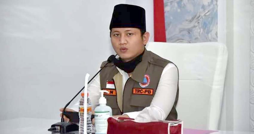 Bupati Trenggalek saat sosialiasi di gedung Smart Center. (ist)