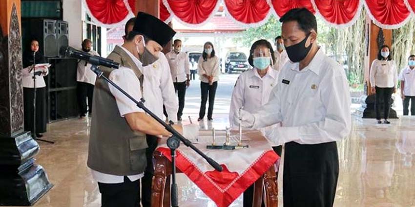 Isi Kekosongan Jabatan, Bupati Trenggalek Lantik 5 Pejabat Tinggi