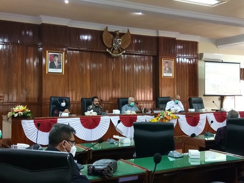 KUNJUNGAN : Kunjungan DPRD Jawa Tengah ke kantor DPRD Trenggalek