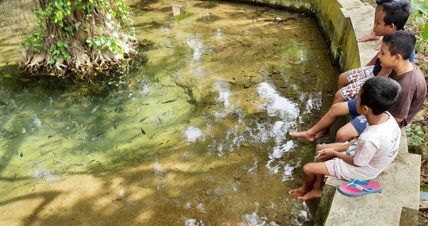 Keindahan Telaga Ngudalan yang ada di Desa Karangrejo Kecamatan Kampak.