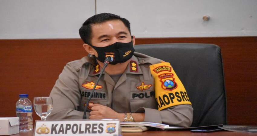 Kapolres Trenggalek AKBP Doni Satria Sembiring.