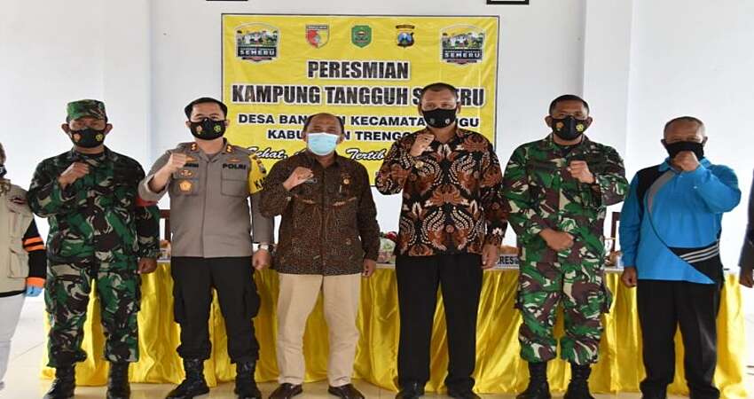 Desa Banaran Kecamatan Tugu Resmi Jadi Kampung Tangguh Semeru