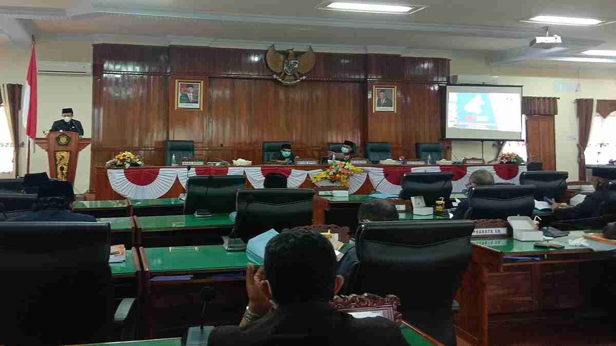 Sampaikan LKPJ Bupati 2020, DPRD Trenggalek Gelar Rapat Paripurna