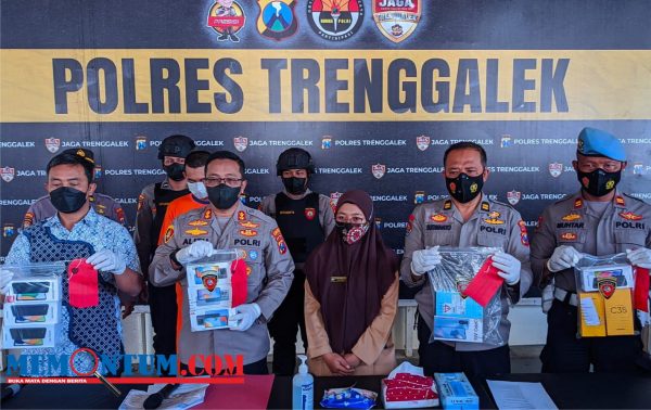 Dua Brangkas HP di Counter Gandusari Dibobol, Seorang Penadah Asal Jepara Dibekuk Polres Trenggalek