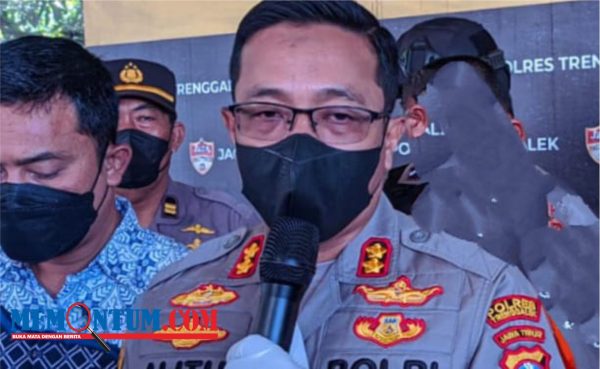 Diduga Lakukan Penyerangan Rombongan Konvoi Pencak Silat, 65 Remaja dan 114 Motor Diamankan Polres Trenggalek