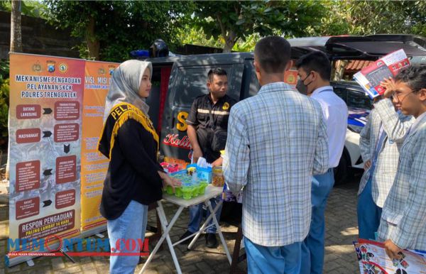 Meriahkan Pameran Pendidikan Tinggi dan Profesi, Stand Polres Trenggalek Diserbu Pelajar