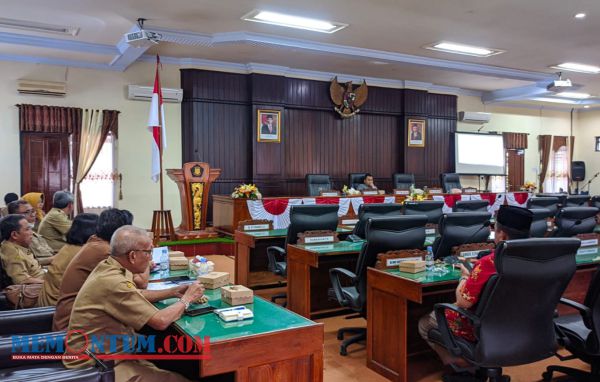 Rakor dengan TAPD dan OPD Mitra, DPRD Trenggalek Sampaikan Menu Pokir 2024