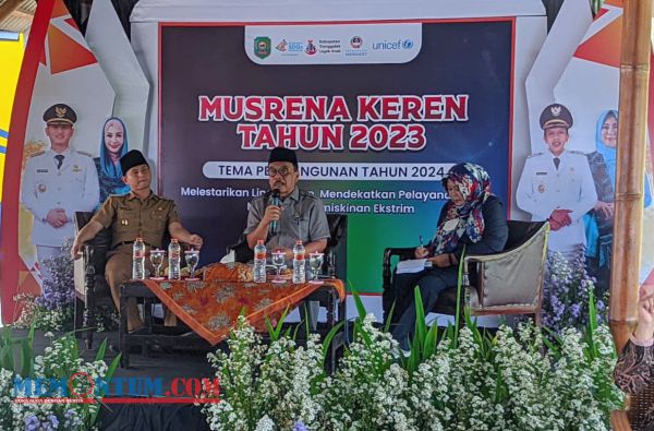 Ketua DPRD Trenggalek Jadi Nara Sumber dalam Musrena Keren Tahun 2023