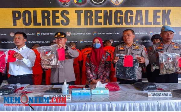 Polres Trenggalek Tetapkan 12 Tersangka